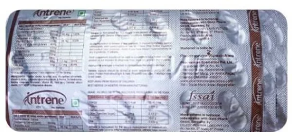 Intrene Veg Capsule 20's, Pack of 20