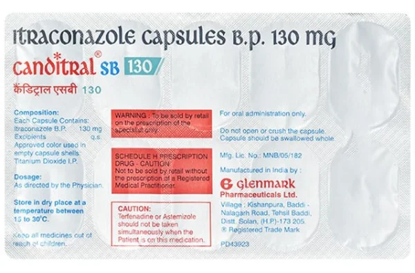 Canditral SB 130 Capsule 10's