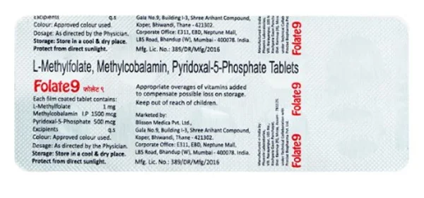 Folate 9 Tablet 10's