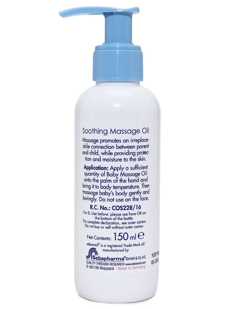 Sebamed Baby Soothing Massage Oil, 150 ml Price, Uses, Side Effects