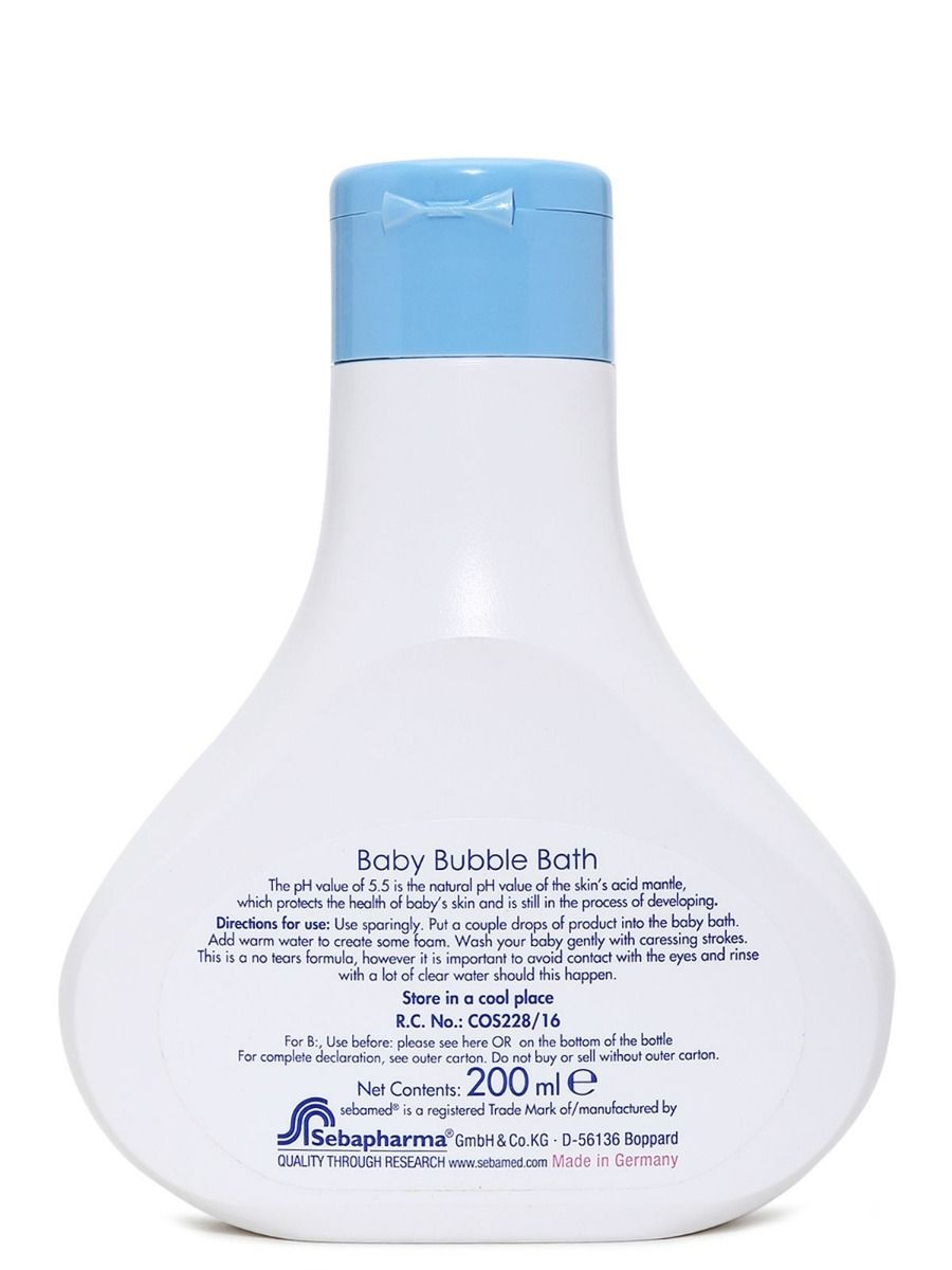 Sebamed Baby Bubble Bath, 200 ml Price, Uses, Side Effects, Composition