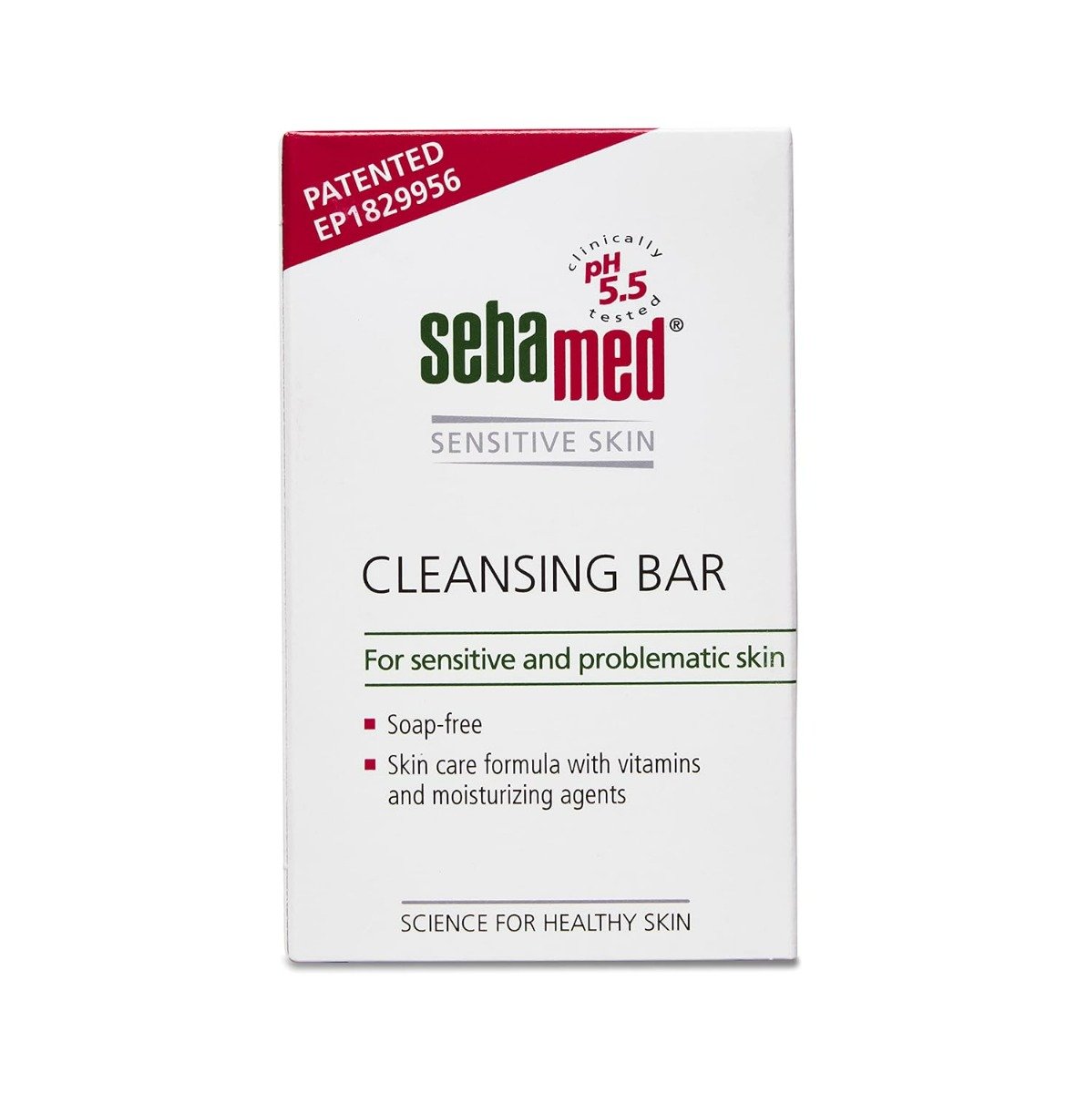 Sebamed Cleansing Bar 100 gm | With Vitamins & Moisturisers Agents | pH 5.5 | Soap Free | For Sensitive & Problematic Skin, Pack of 1 Sebamed Cleansing Bar 100 gm | With Vitamins & Moisturisers Agents | pH 5.5 | Soap Free | For Sensitive & Problematic Skin, Pack of 1