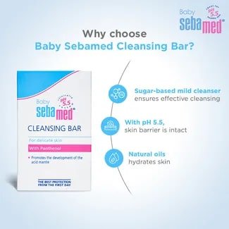Sebamed Baby Cleansing Bar, 100 gm, Pack of 1 Sebamed Baby Cleansing Bar, 100 gm, Pack of 1