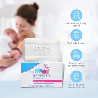 Sebamed Baby Cleansing Bar, 100 gm, Pack of 1 Sebamed Baby Cleansing Bar, 100 gm, Pack of 1