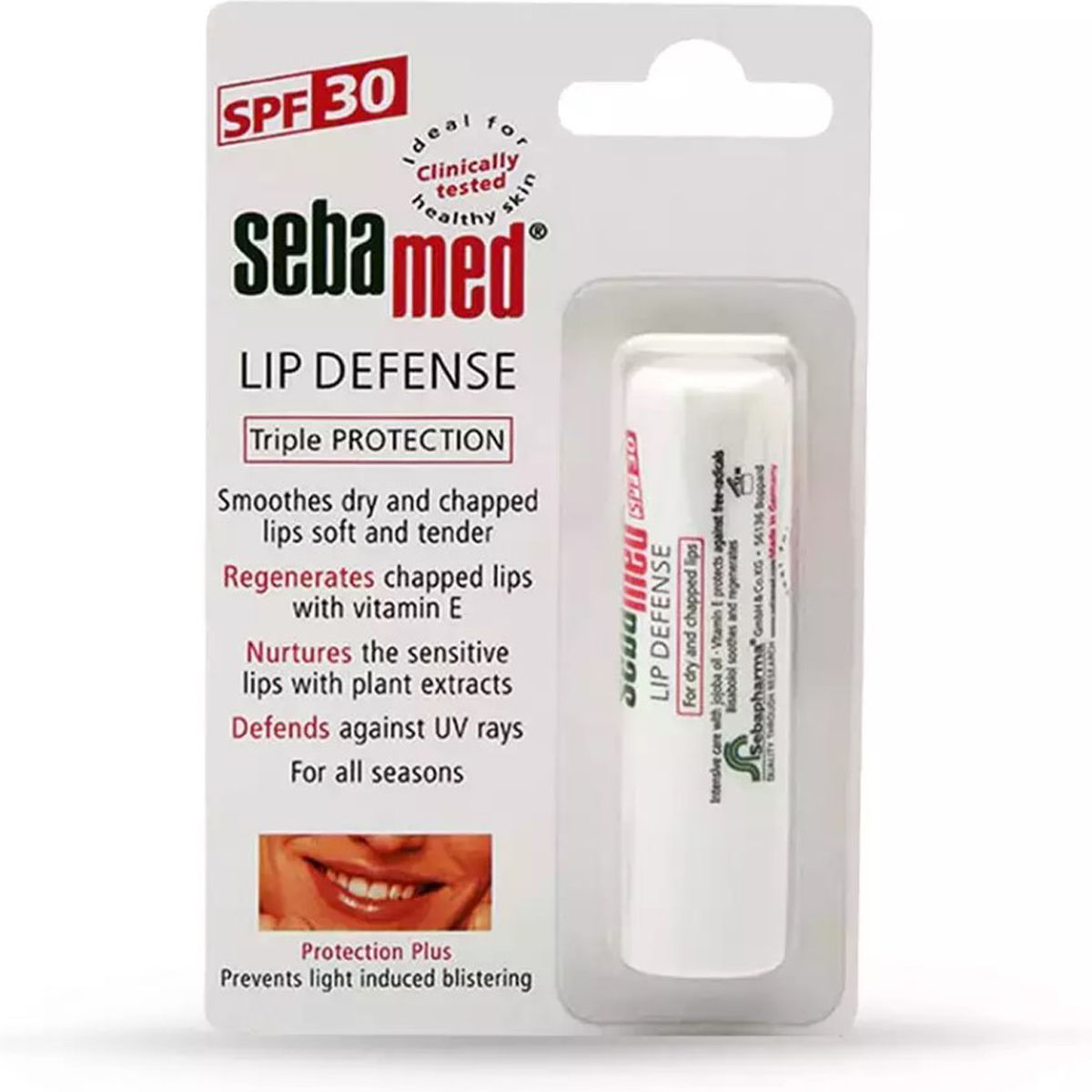Sebamed Lip Defense Chapstick Spf 30 Lip Balm, 4.8 gm Price, Uses, Side