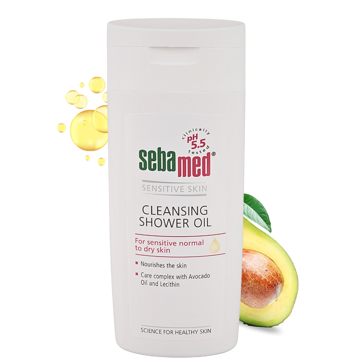 Sebamed Cleansing Shower Oil 200 ml | With Avacado Oil & Lecithin | Nourishes Skin | For Sensitive Normal To Dry Skin, Pack of 1 Sebamed Cleansing Shower Oil 200 ml | With Avacado Oil & Lecithin | Nourishes Skin | For Sensitive Normal To Dry Skin, Pack of 1