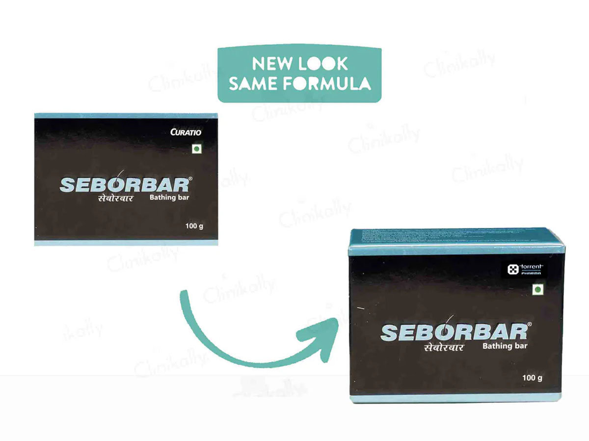 Seborbar Soap 100 gm | For Skin & Hair Care, Pack of 1 Soap Seborbar Soap 100 gm | For Skin & Hair Care, Pack of 1 Soap
