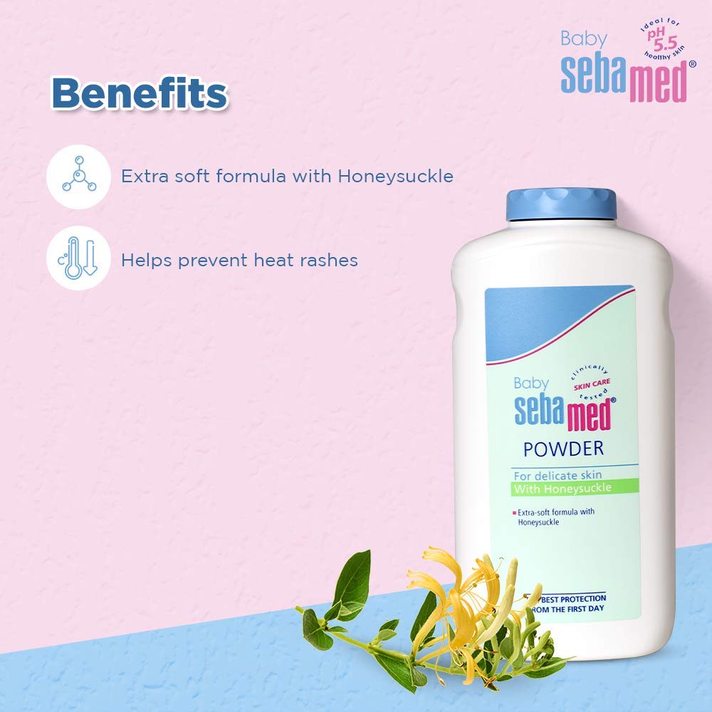Sebamed Honeysuckle Baby Powder, 200 gm, Pack of 1 Sebamed Honeysuckle Baby Powder, 200 gm, Pack of 1