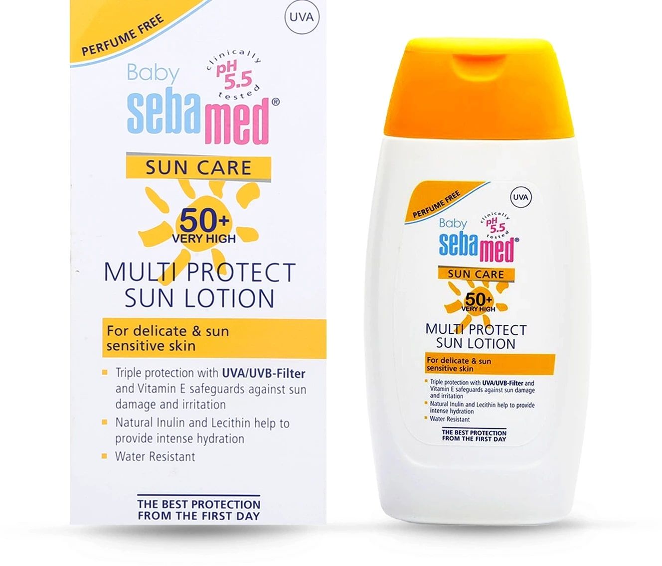Sebamed Baby Sun Care SPF 50+ Multi Protect Sun Lotion, 200 ml ...