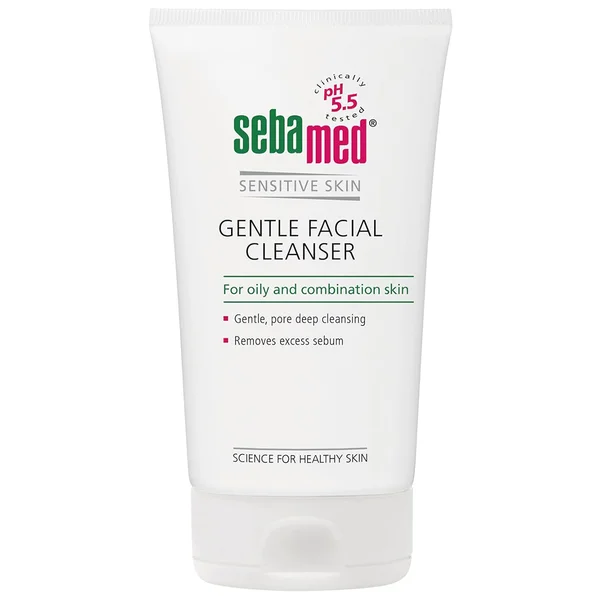 Sebamed Sensitive pH 5.5 Gentle Facial Cleanser, 150 ml