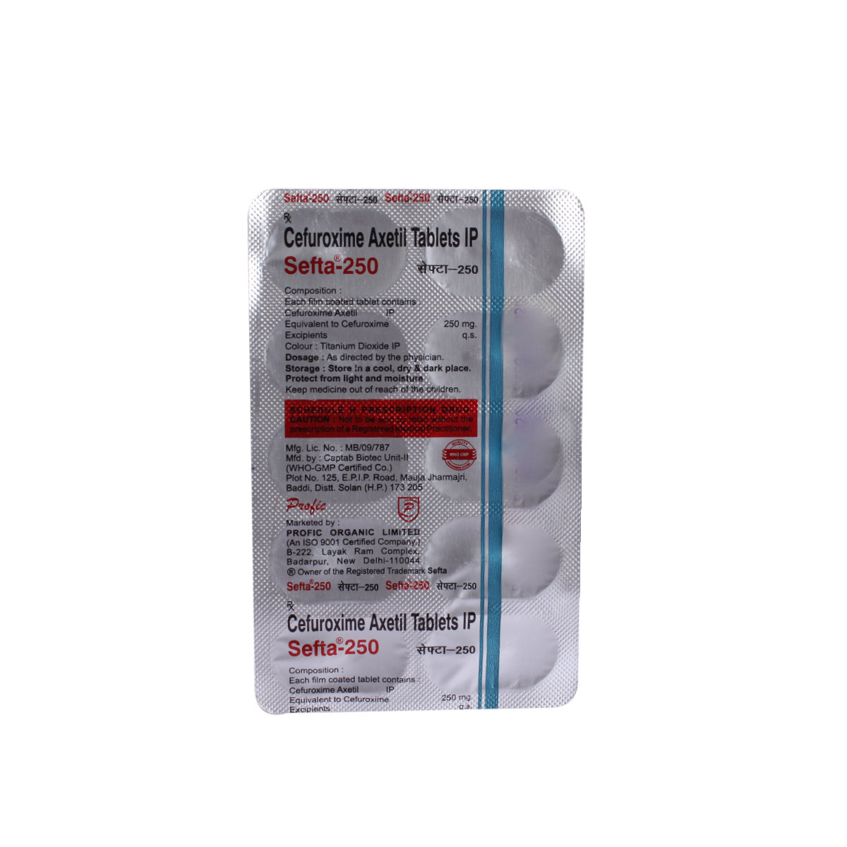 Sefta-250Mg Tablet 10'S, Pack of 10 TABLETS Sefta-250Mg Tablet 10'S, Pack of 10 TABLETS