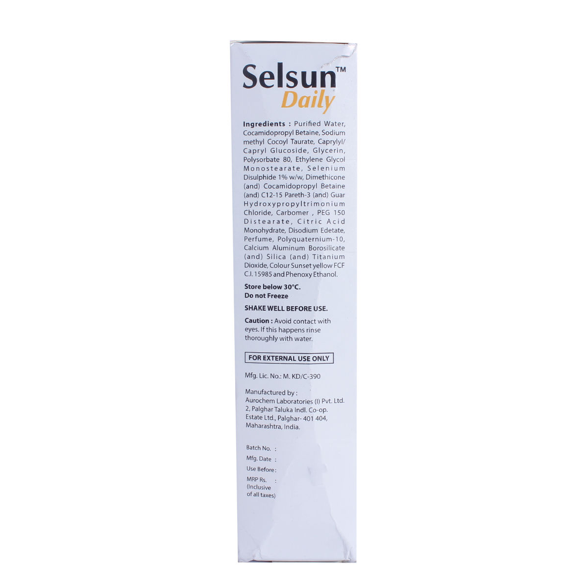 Selsun Daily Shampoo for Dry Scalp, 120 ml Price, Uses, Side Effects, Composition Apollo Pharmacy