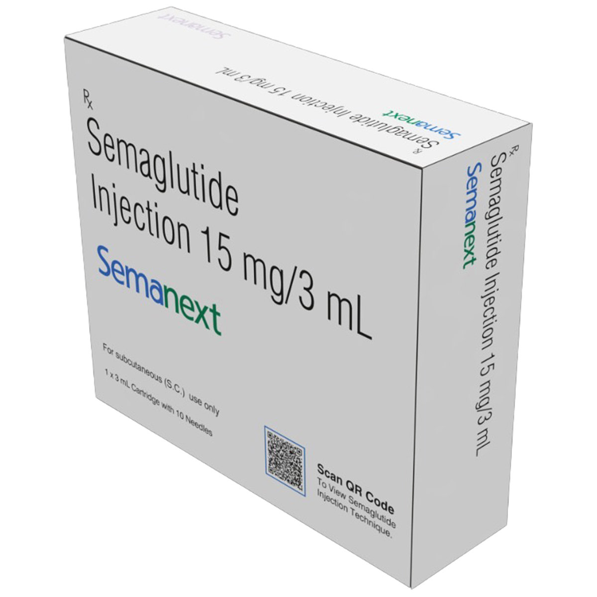 Buy Semanext 15mg/3ml Injection (3ml Cartridge + 10 Needles) online ...