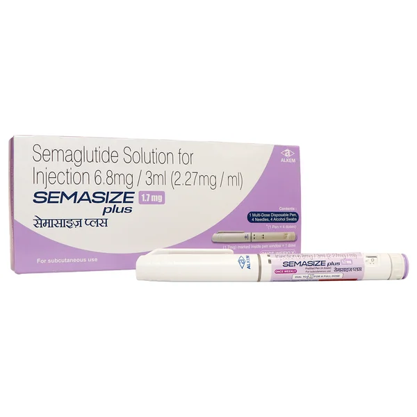 Semasize Plus 1.7 mg Disposable Pen Solution for Injection 1's