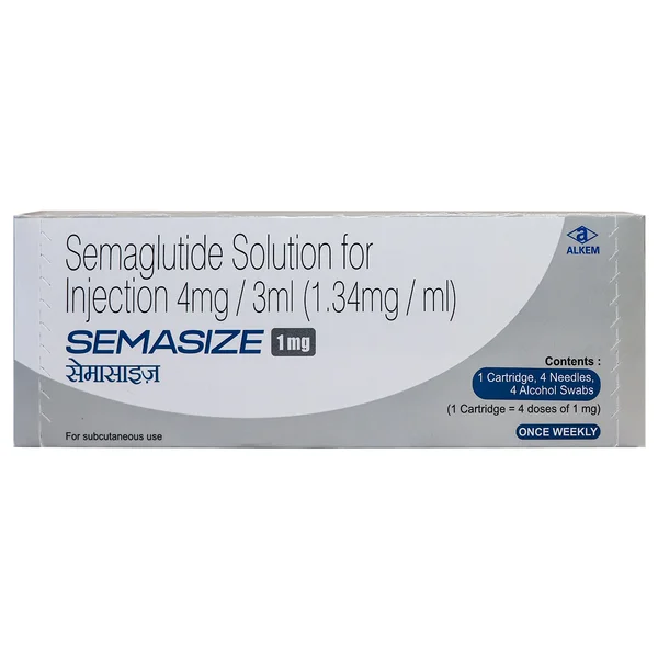 Semasize 1 mg Reusable Pen cartidge Solution for Injection 1's
