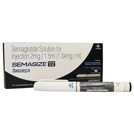 Semasize-0.25mg/0.5mg (2mg/1.5ml) Disposable Pen Solution for Injection 1's