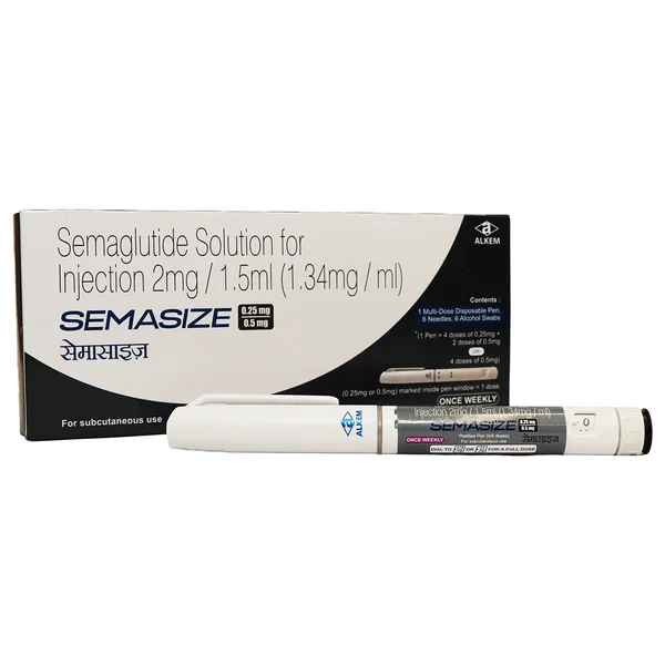 Semasize 0.25/0.5 Disposable Pen Solution for Injection 1's