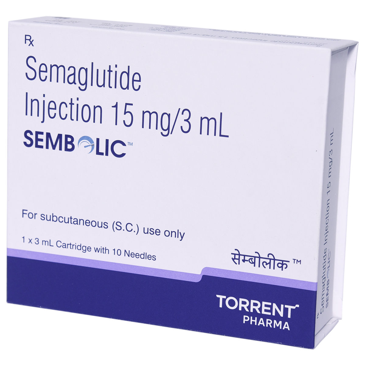 semaglutide 15 mg Sembolic 15mg/3ml Cartridge Injection 1's | Uses, Side Effects, Price