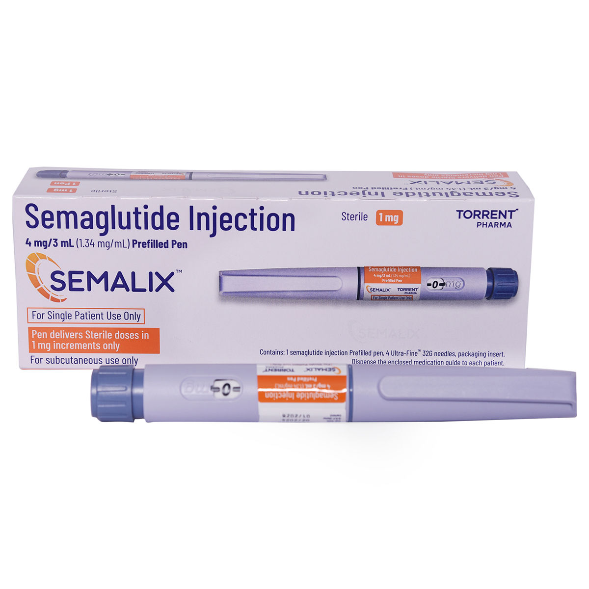 Semalix 4mg/3ml Prefilled Pen Injection 1's | Uses, Side Effects, Price