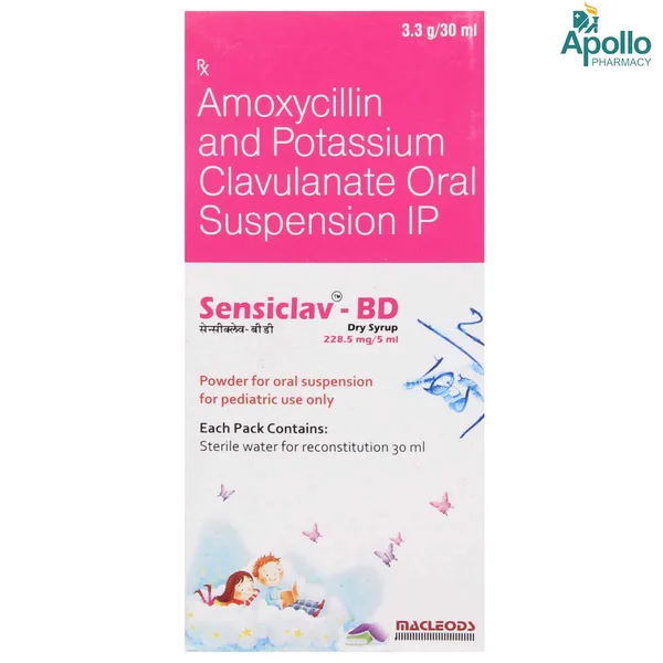 Sensiclav Bd 228.5 mg Dry Syrup 30 ml