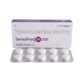 Sensipreg SR 200 mg Tablet 10's, Pack of 10 TabletS