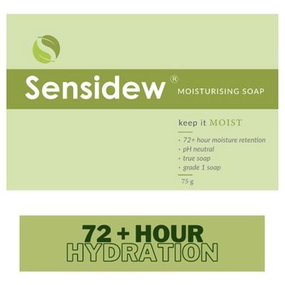 Sensidew Moisturising Soap, 75 gm, Pack of 1