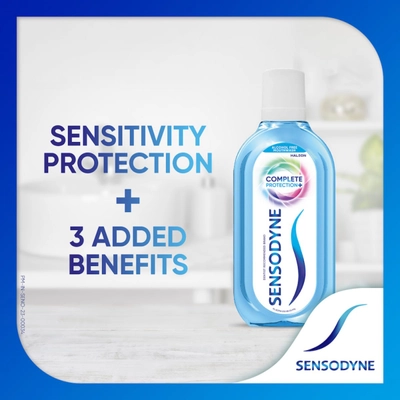 Sensodyne Complete Protection+ Mouthwash, 250 ml, Pack of 1