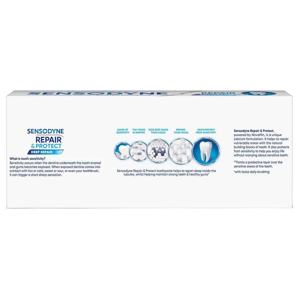 Sensodyne Repair & Protect Toothpaste, 200 gm (2x100 gm), Pack of 1 Sensodyne Repair & Protect Toothpaste, 200 gm (2x100 gm), Pack of 1