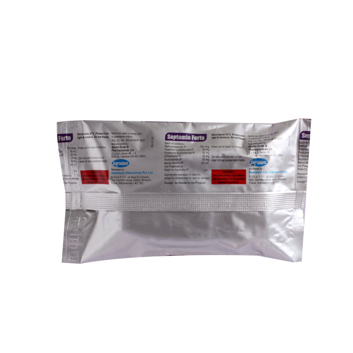 Septamin Forte Injection 2 ml, Pack of 1 Septamin Forte Injection 2 ml, Pack of 1