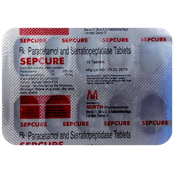 Sepcure Tablet 10's