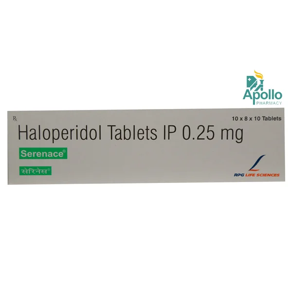 Serenace 0.25 Tablet 10's, Pack of 10 TABLETS