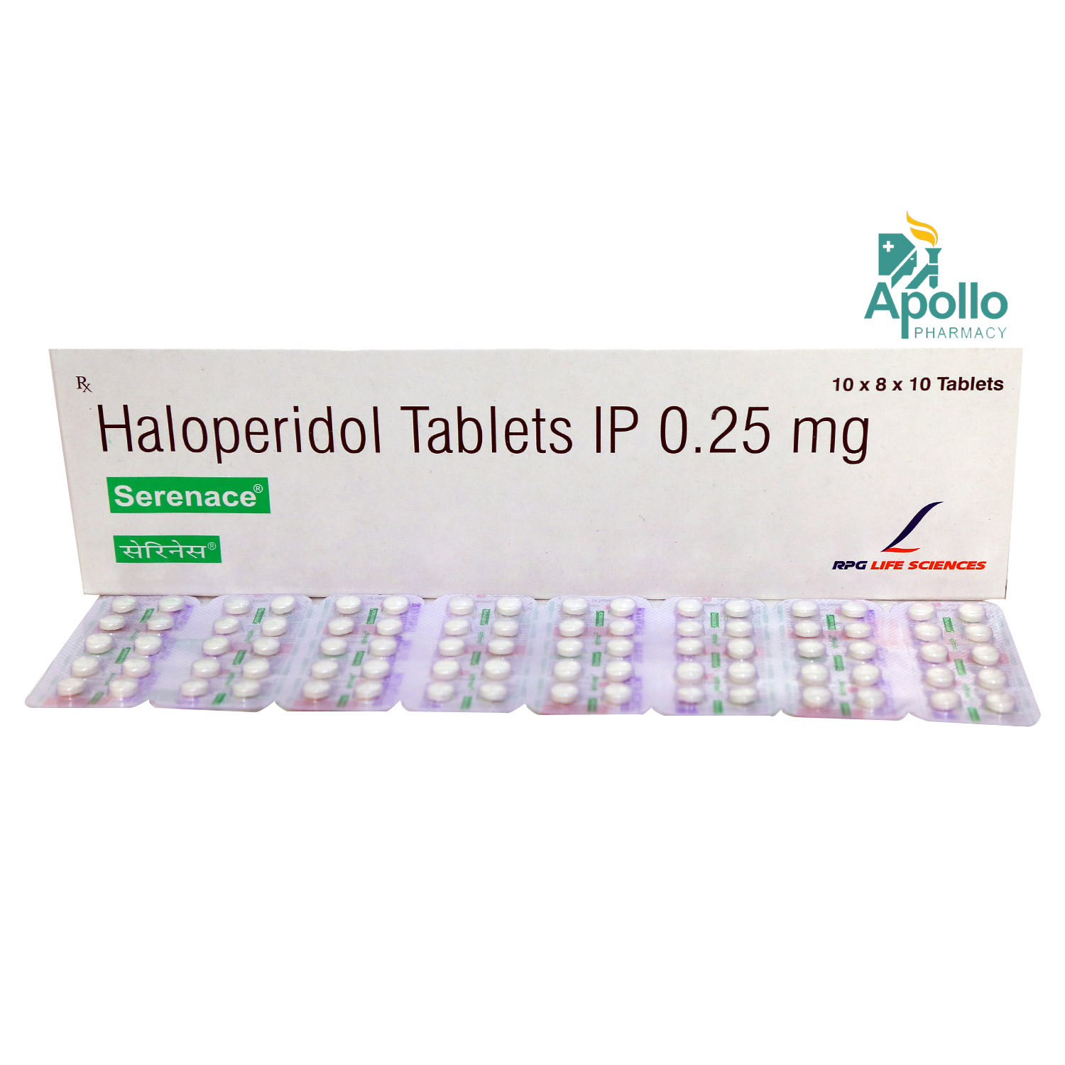 Serenace 0.25 Tablet 10's, Pack of 10 TABLETS Serenace 0.25 Tablet 10's, Pack of 10 TABLETS