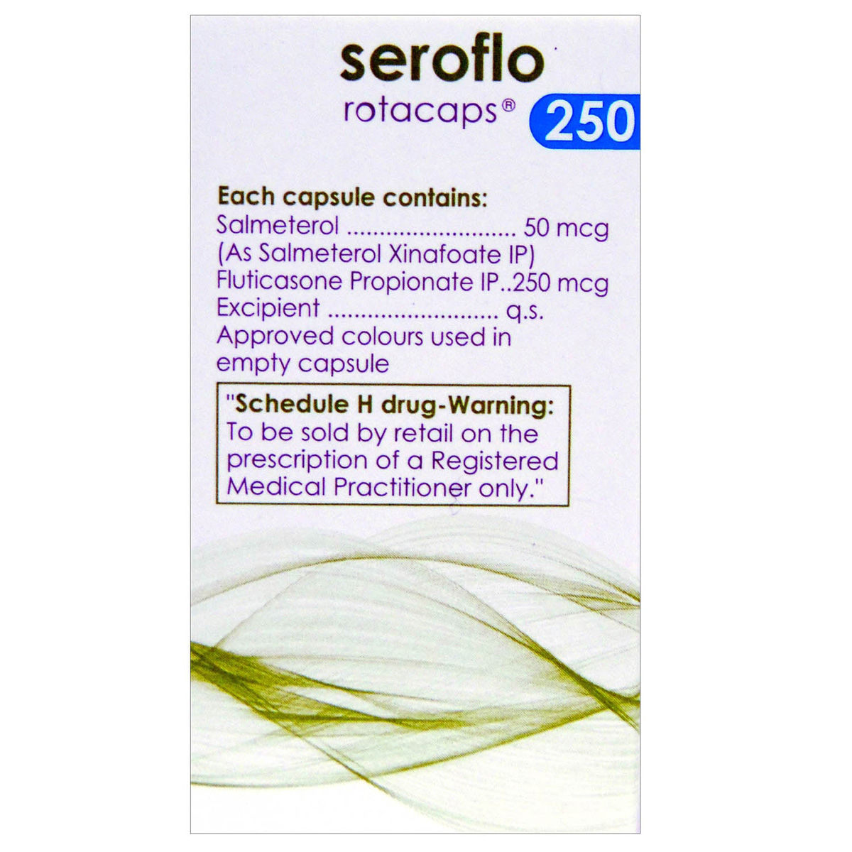 Seroflo 250 Rotacap 30's, Pack of 1 ROTACAP