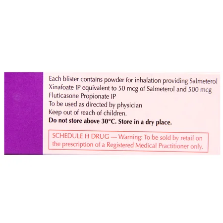 Seretide 50 mcg/500 mcg Accuhaler 60's
