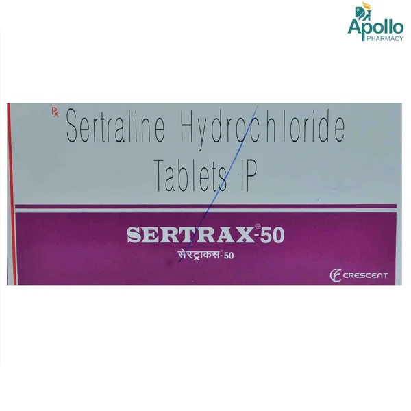 Sertrax 50 mg Tablet 10's