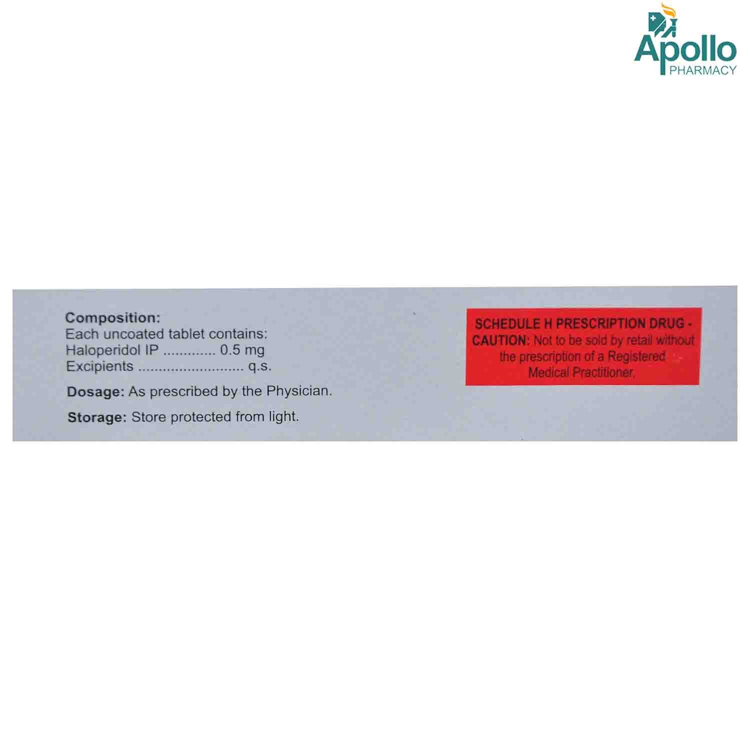 Serenace 0.5 Tablet 10's, Pack of 10 TABLETS Serenace 0.5 Tablet 10's, Pack of 10 TABLETS