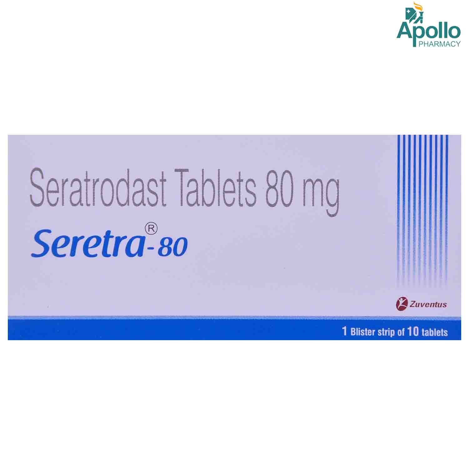 Buy Seretra 80 Tablet 10's Online