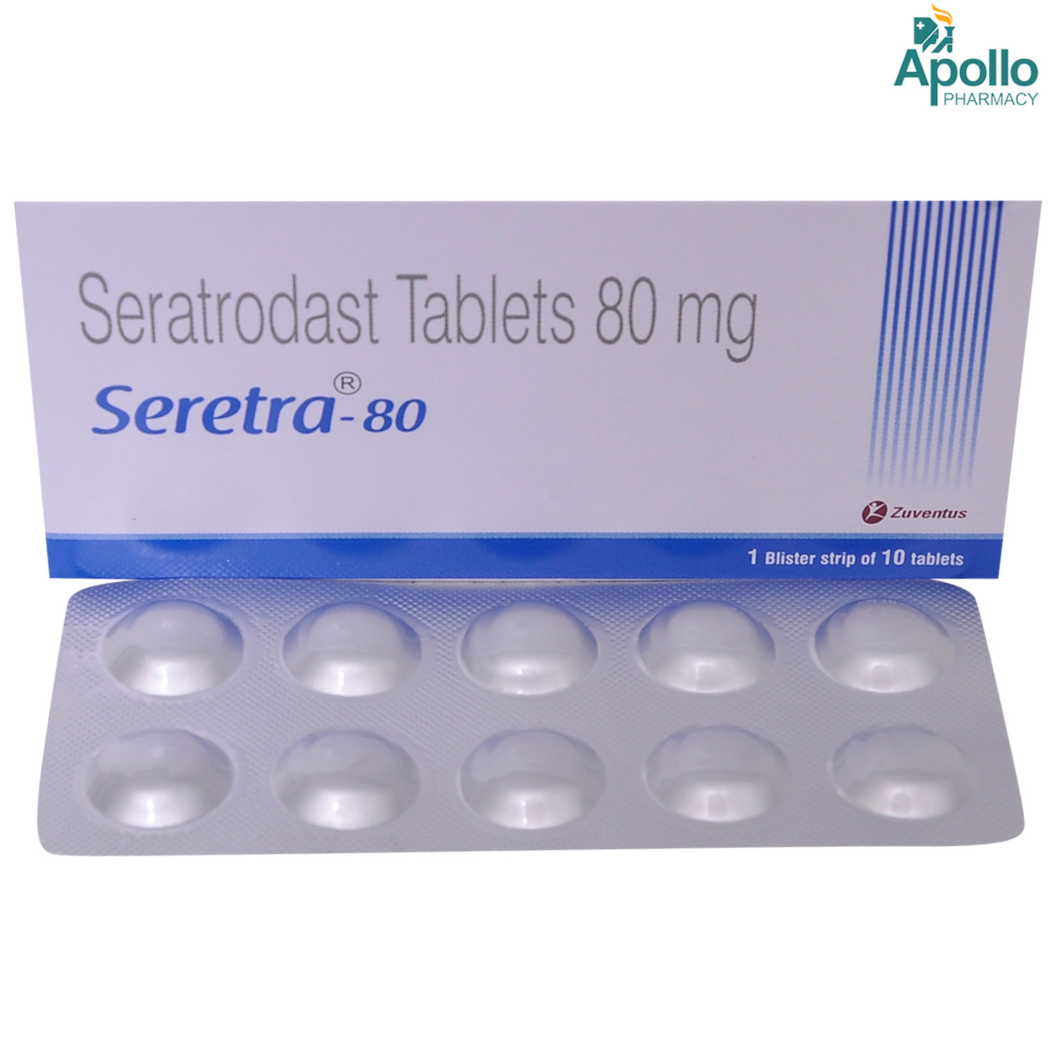 Seretra 80 Tablet 10's, Pack of 10 TABLETS Seretra 80 Tablet 10's, Pack of 10 TABLETS