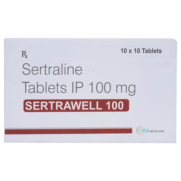 Sertrawell 100 Tablet 10's, Pack of 10