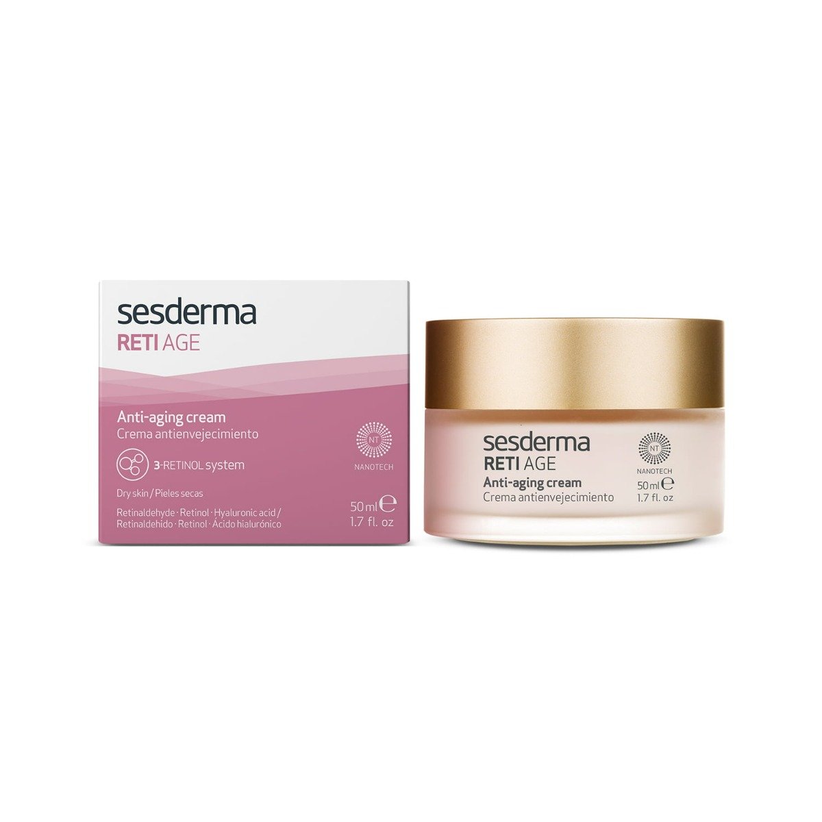 Sesderma Reti Age Anti-Aging Cream 50 ml, Pack of 1 Sesderma Reti Age Anti-Aging Cream 50 ml, Pack of 1