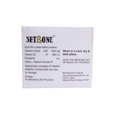 Setbone Tablet 10's, Pack of 10 TABLETS