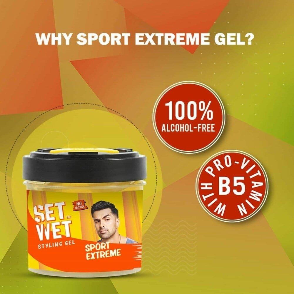 Set Wet Sport Extreme Hair Styling Gel, 250 ml, Pack of 1 Set Wet Sport Extreme Hair Styling Gel, 250 ml, Pack of 1
