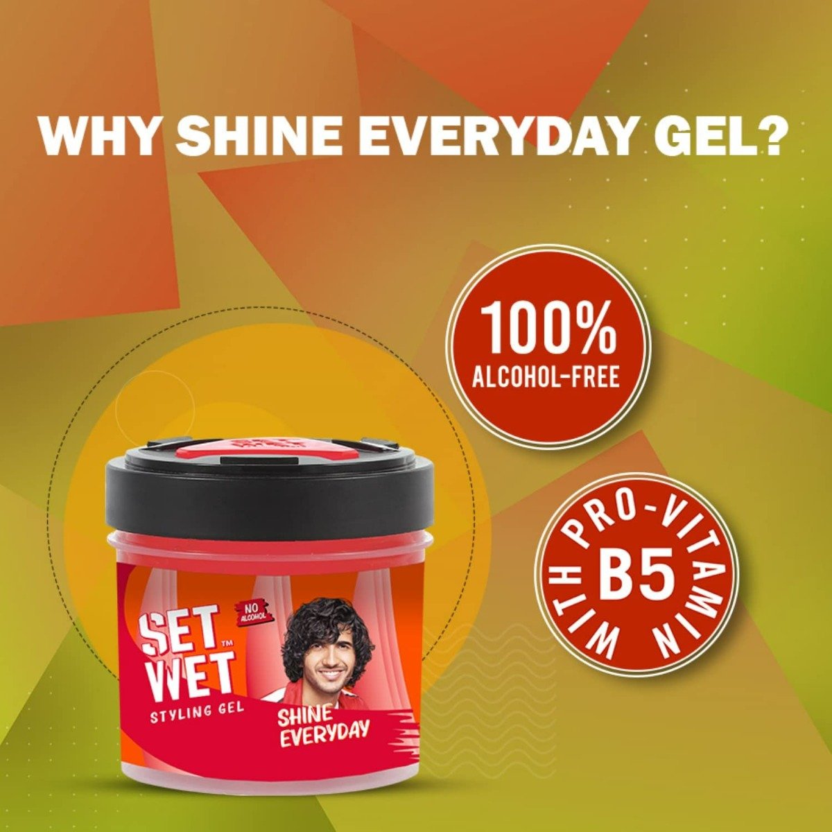 Set Wet Shine Everyday Hair Gel, 250 ml, Pack of 1 Set Wet Shine Everyday Hair Gel, 250 ml, Pack of 1