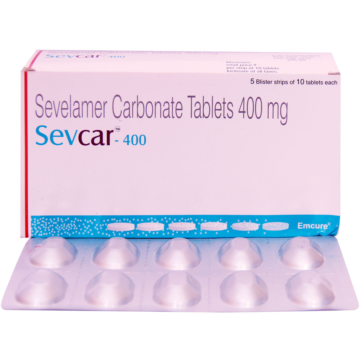 Sevcar-400 Tablet 10's, Pack of 10 TABLETS Sevcar-400 Tablet 10's, Pack of 10 TABLETS