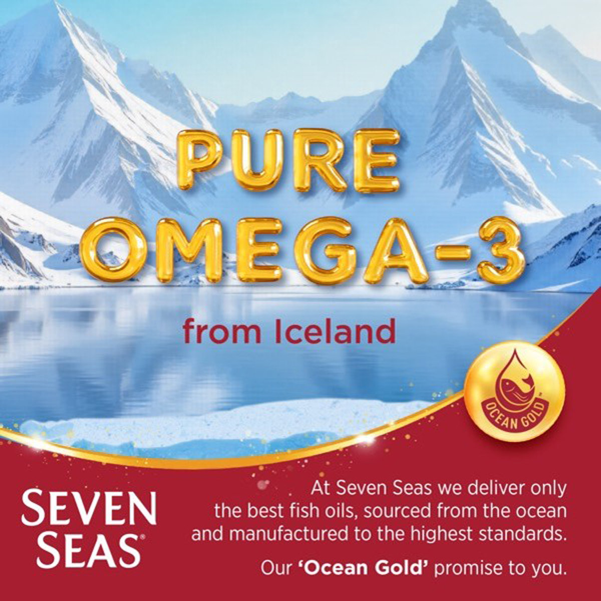 Seven Seas Original Cod-Liver Oil 300 mg, 100 Capsules, Pack of 1 Seven Seas Original Cod-Liver Oil 300 mg, 100 Capsules, Pack of 1