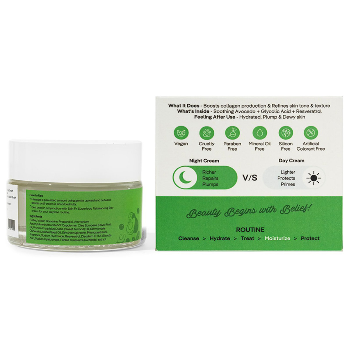 Skin Fx Superfood Firming Night Cream, 50 gm, Pack of 1 Skin Fx Superfood Firming Night Cream, 50 gm, Pack of 1