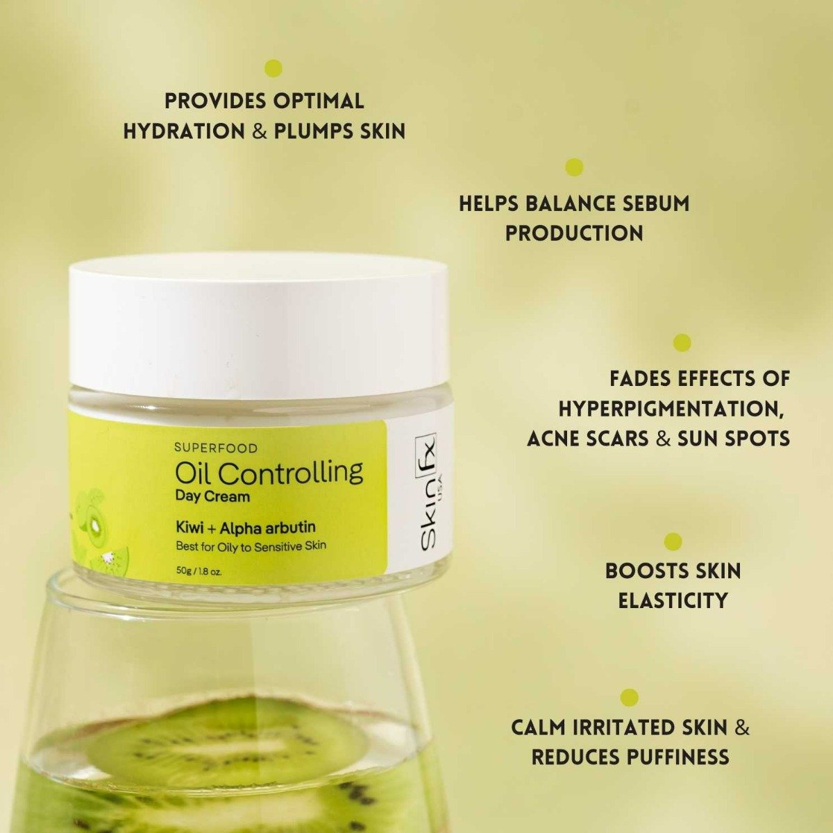 Skin Fx Superfood Oil Controlling Day Cream, 50 gm, Pack of 1 Skin Fx Superfood Oil Controlling Day Cream, 50 gm, Pack of 1