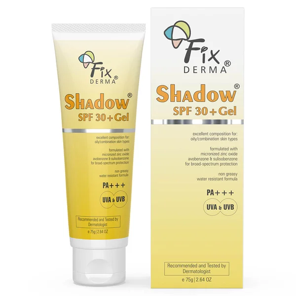 Fixderma Shadow SPF 30+ PA+++ Gel, 75 gm