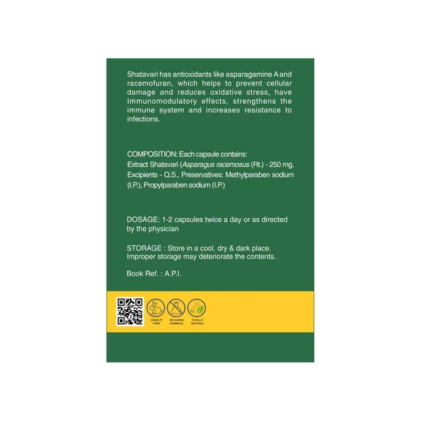 Shree Dhanwantri Shatavari, 60 Capsules