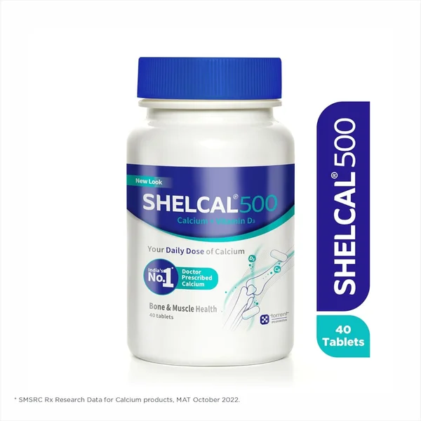 Shelcal 500 Tablet 40's